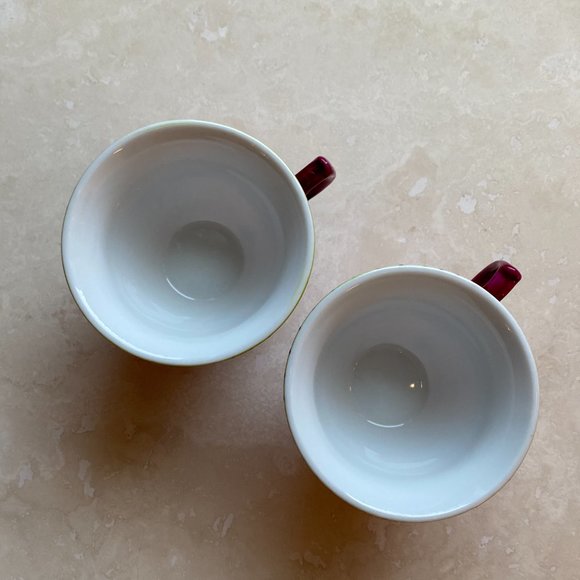 Maisons du Monde Ceramic  2-Piece Tea/Coffee/Espresso Cup Set NWOT - Picture 9 of 13